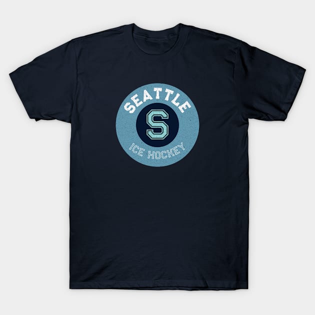 Seattle ice hockey retro T-Shirt by Sloop